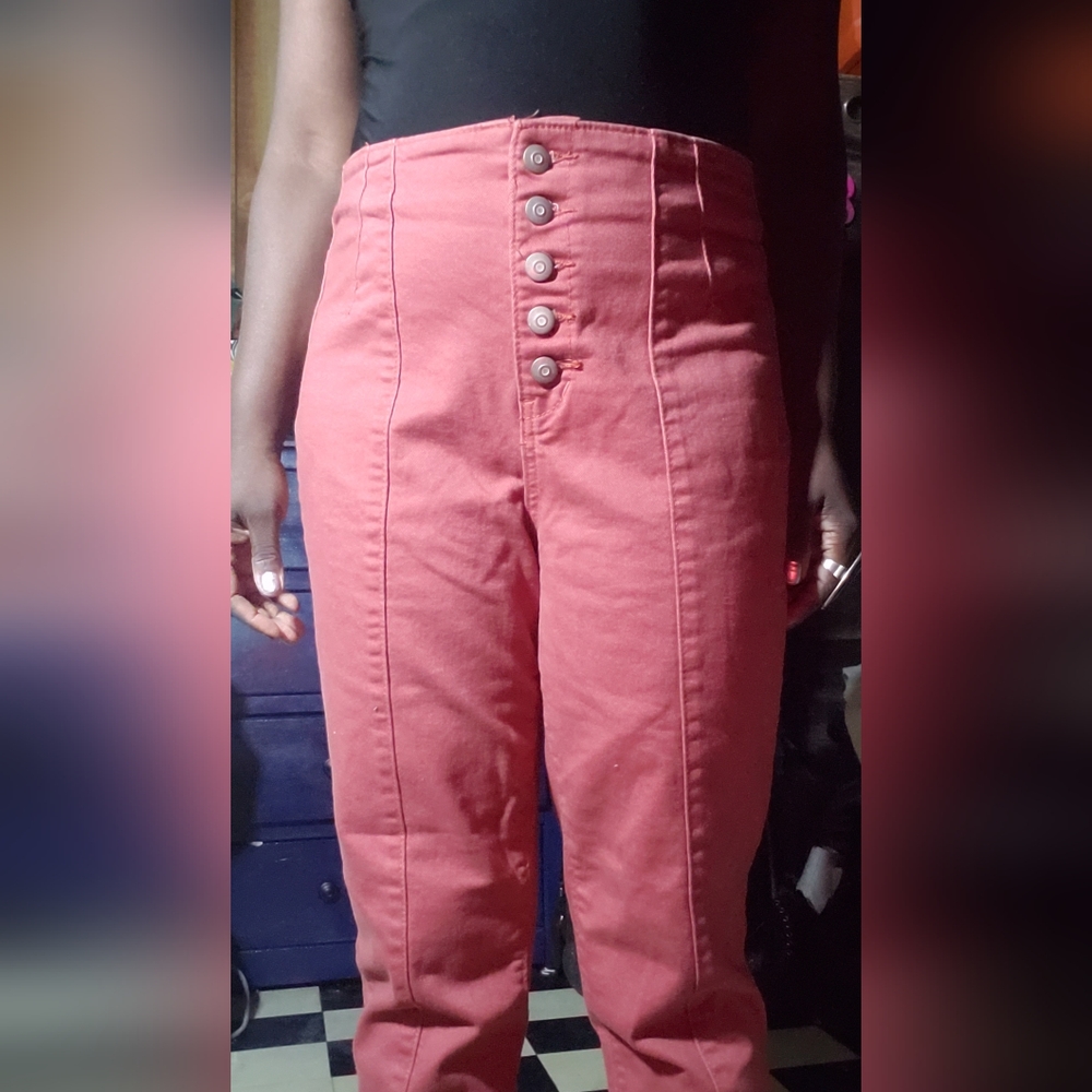 No boundaries size 13 Stitch detailed front button fly